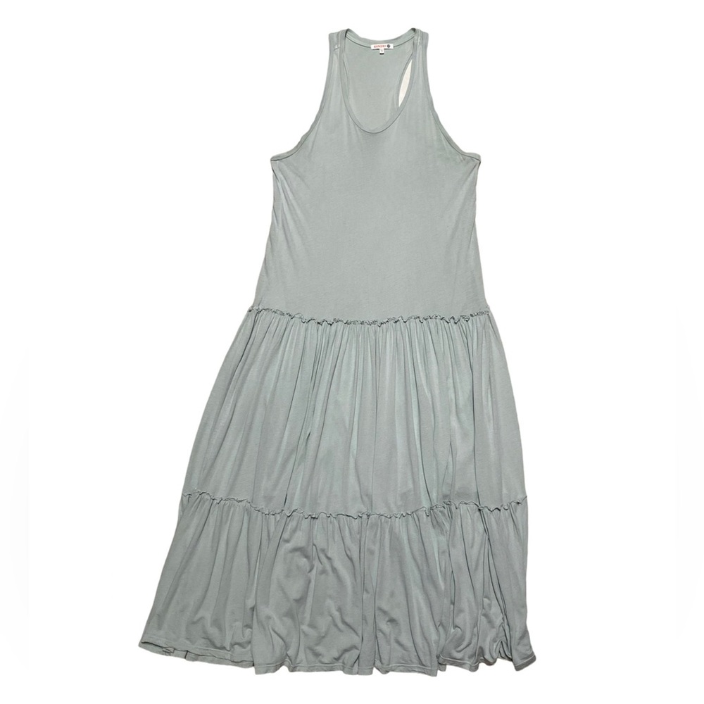 Anthropologie Sundry Sleeveless Dress Women’s 3/L Boho Flowy Mint Racerback Maxi
